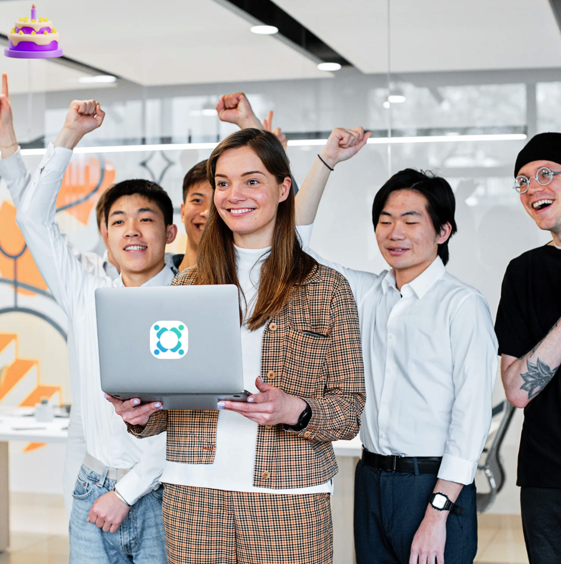 facilite le partage des célébrations, renforce les interactions entre équipes et contribue à une ambiance conviviale et engageante au sein de l’entreprise.